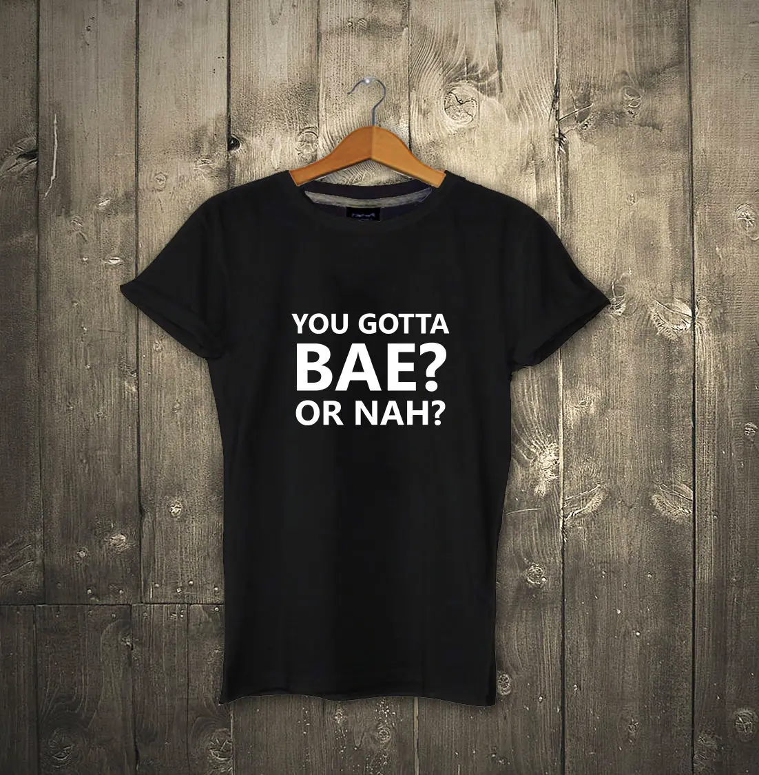 Вы должны Bae? Или нет? Футболка 100% хлопок унисекс лоза Nash Grier Got A Bae свободные