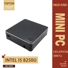 Размер ладони 8-го поколения мини ПК Intel Core i5 8250U M.2 SSD NUC Windows 10 Pro Карманный ПК USB-C HDMI Mini-DP AC WiFi 4K HTPC tv Box