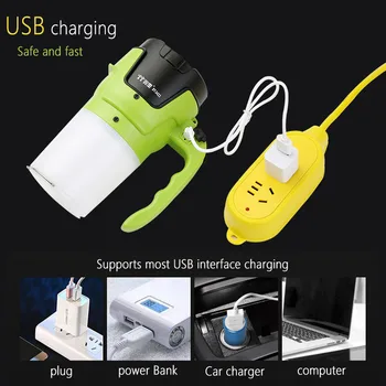 

Waterproof Searchlight Camping Lantern Work Light For Outdoor Camping Outdoor Tent Light LED Flashlight Torch Powerful