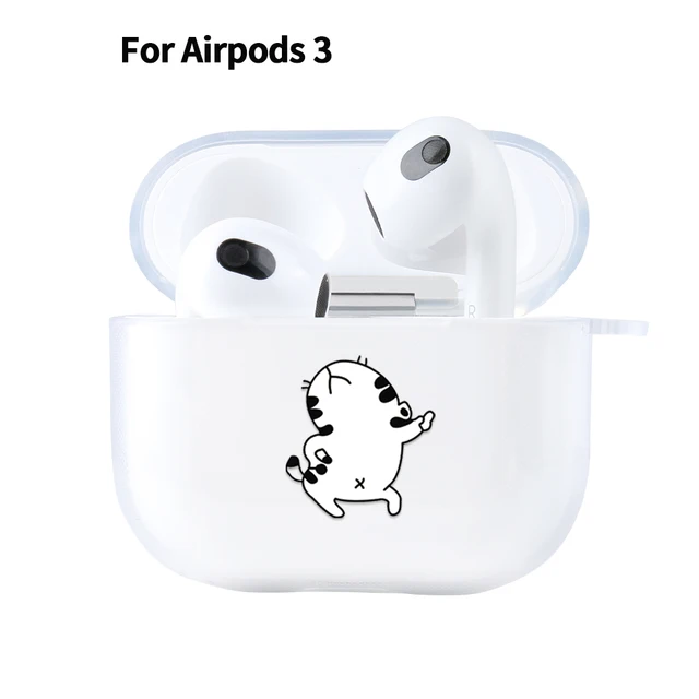 Case For AirPods 2 3 1 Case Cover AirPods Pro Coque Wireless headphones Transparent TPU Soft Cover Air Pods Pro 2 3 Funda Capa 3 1136 For Airpods 3