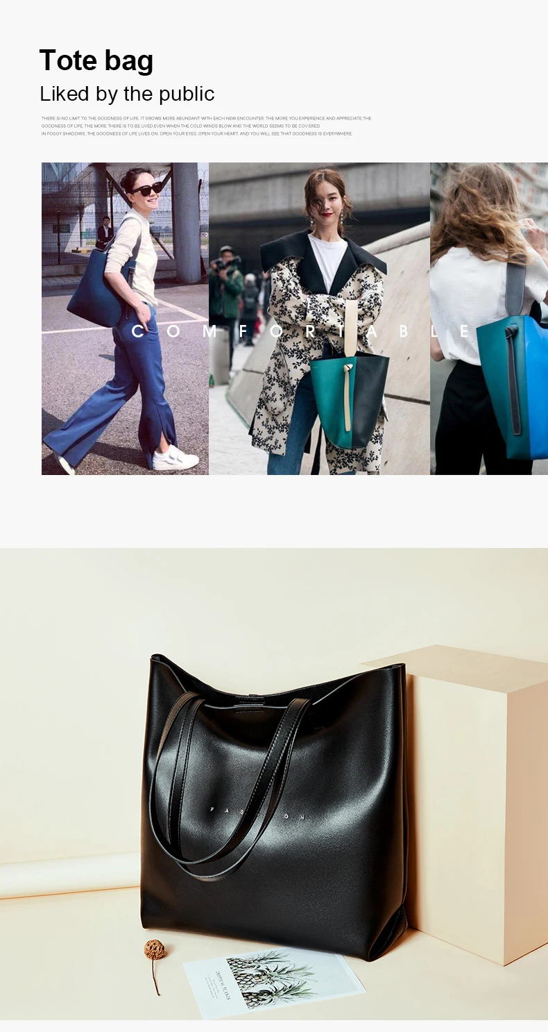 Модные брендовые женские сумки из натуральной кожи, большая вместительность, сумки из воловьей кожи, большая женская сумка-мешок синего цвета, женские сумки-тоут