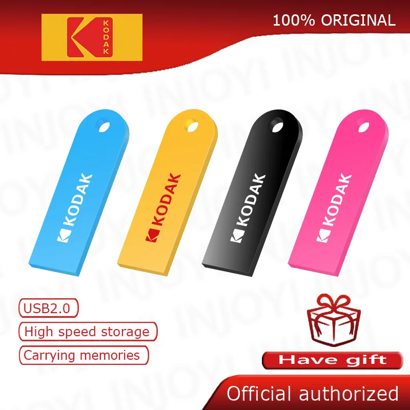Мини-флешка Kodak K212, 16 ГБ, 32 ГБ, 64 ГБ, флеш-накопитель, флешка, USB 2,0, флешка memoria