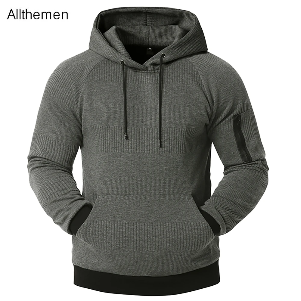 

Allthemen Streetwear Men Hoodie Warm Hoodies For Men Male All-Match Sports Outwear Hood Sweatshirt Slim Hooded Sweatshirts