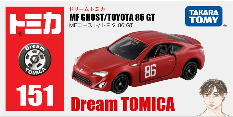 Takara Tomy Tomica Initial D Series AE 86 GT-R Car Alloy