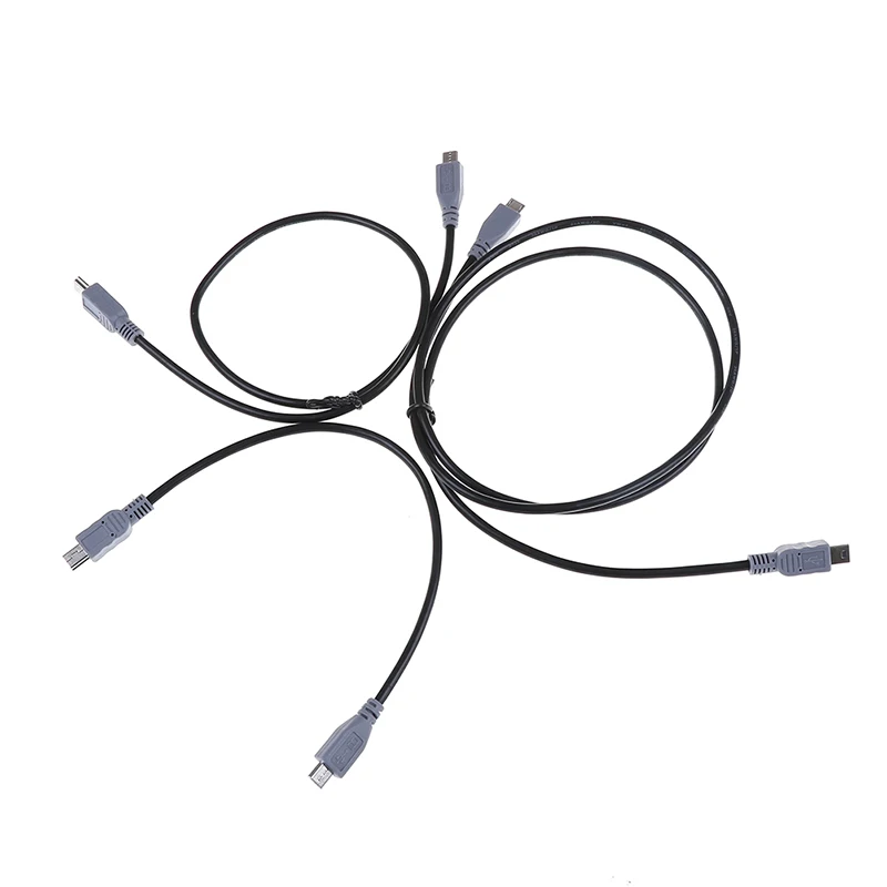 Micro usb мужчина к mini usb Мужской адаптер конвертер кабель для передачи данных линия 25 см/50 см/100 см 1 шт