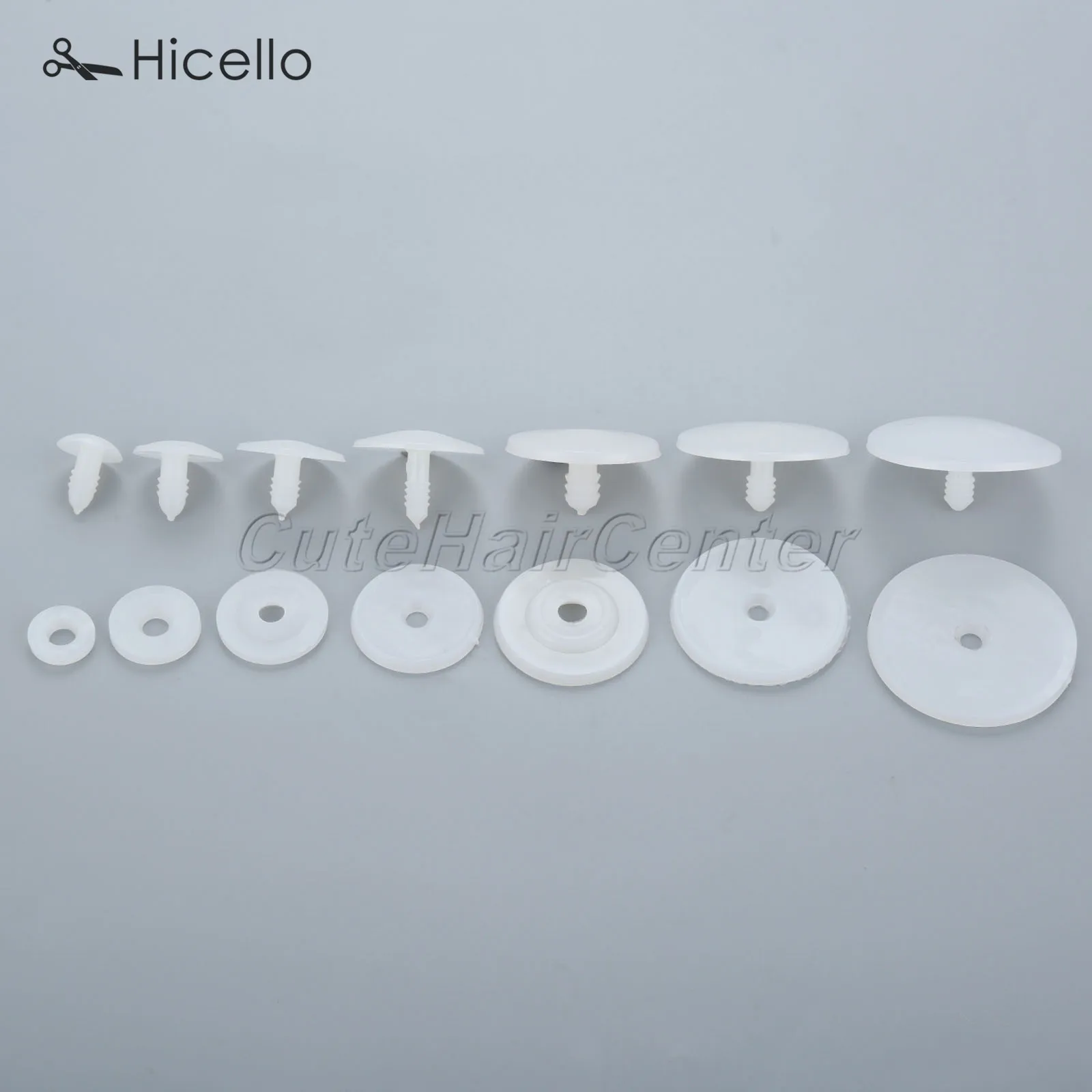 20/10sets Doll Joints + Washers Plastic safety joint neck/leg rotate Plush Toy Pet Teddy Bear 15/20/25/30/35/40/45mm DIY Crafts