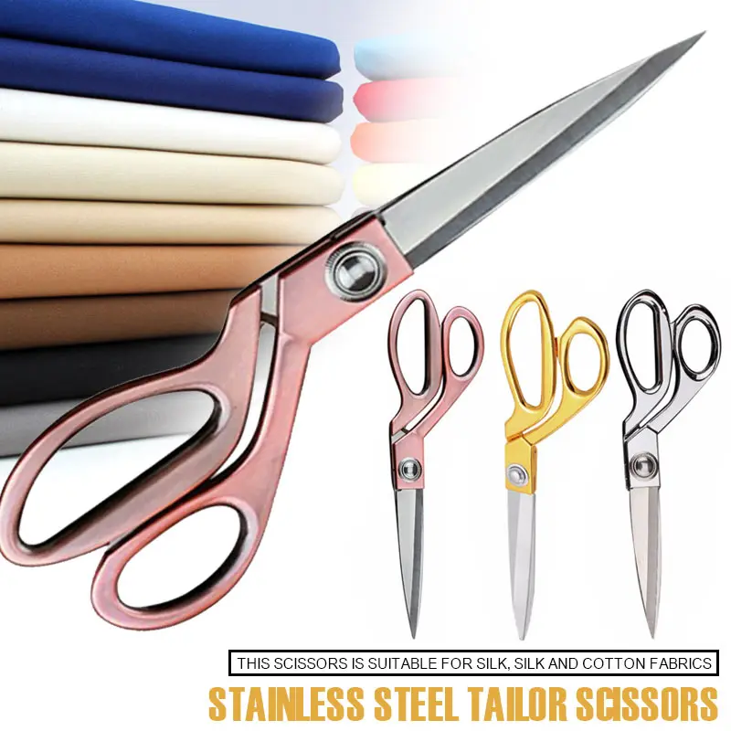 

Vintage Stainless Steel Tailor Scissors Leather Denim Cutter Tailor Shear Scissors Textile Cutter Tailor Shear Sewing Tool