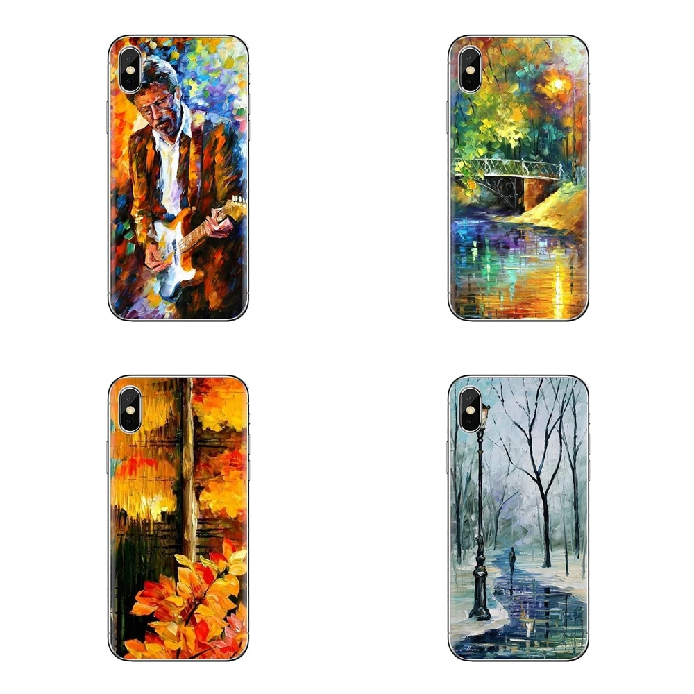 aura of autumn Leonid Afremov Transparent TPU Skin Case For Xiaomi Redmi 4 3 3S Pro Mi3 Mi4 Mi4i Mi4C Mi5 Mi5S Mi Max Note 2 |