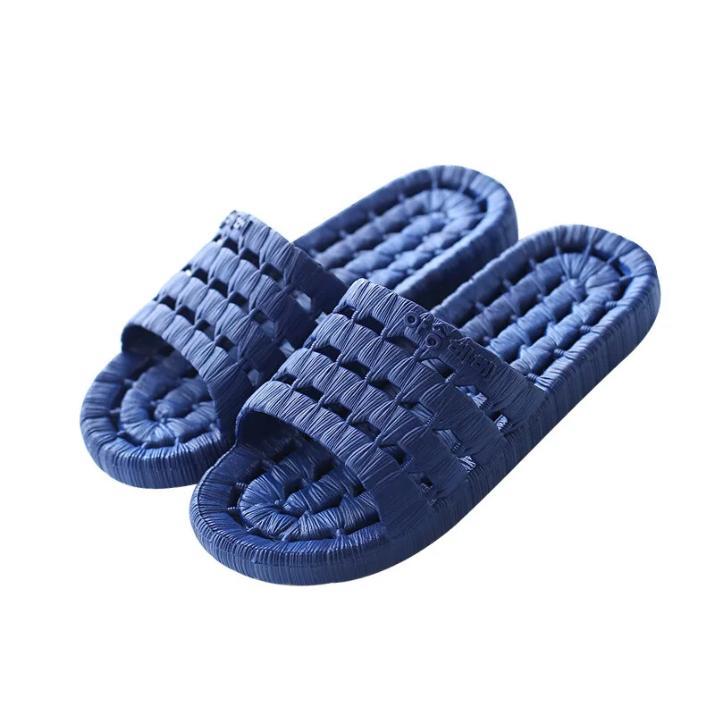 

Bathroom Slippers Anti-slip Bath Water Leakage Household Indoor Wood Floor Men And Women Plastic Home Couples Sandals Summer