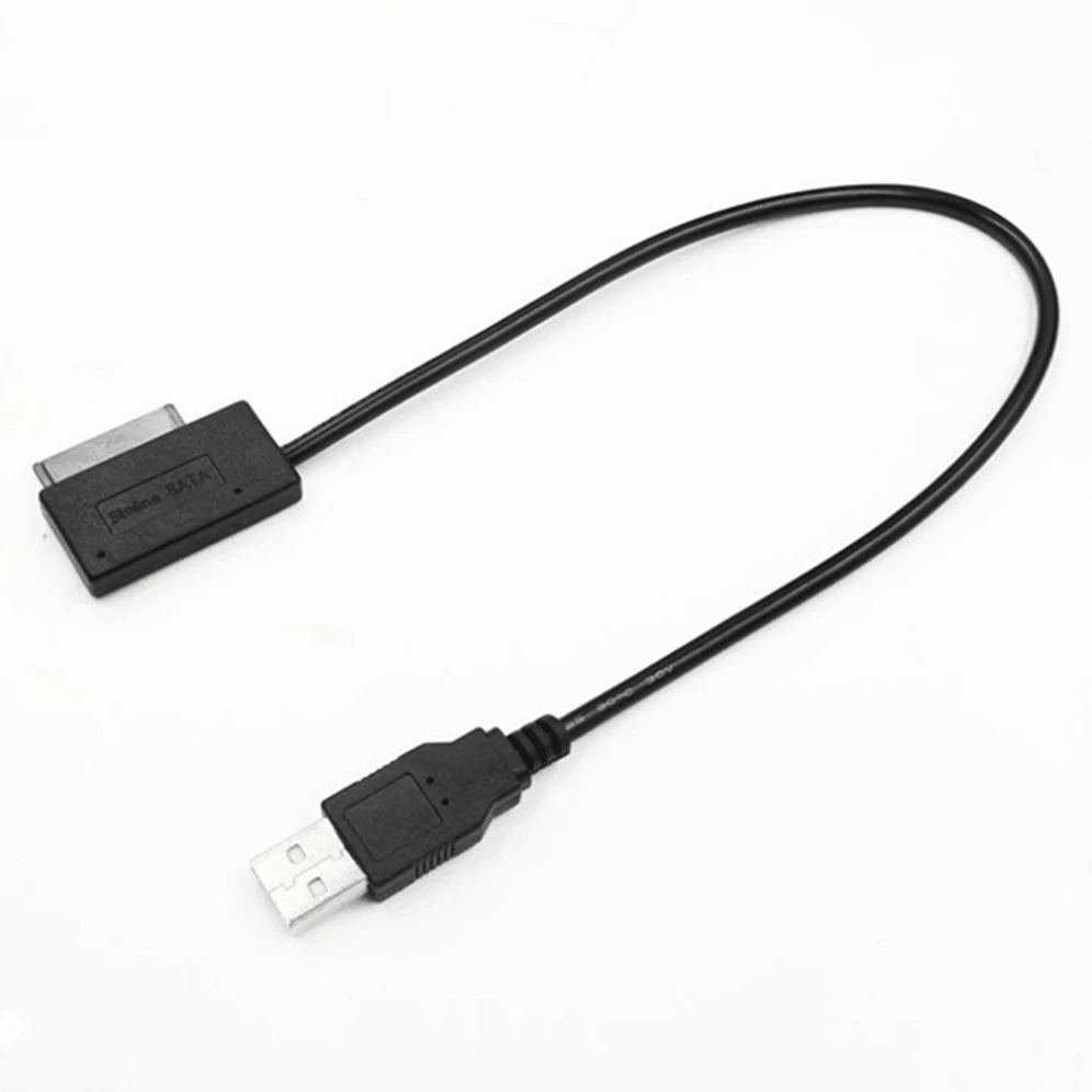 Grwibeou Usb 2.0 para Mini Sata ii Mais 13pin Adaptador de Cabo Conversor para Laptop cd Dvd Rom Slimline Conversor de Unidade Hdd Caddy - Imagem 6