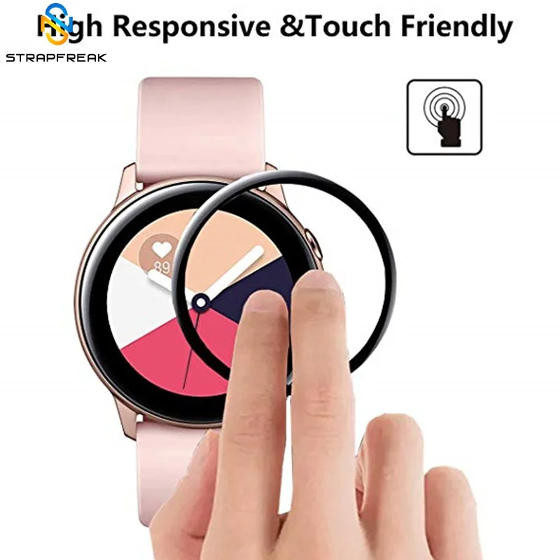 2 шт Для samsung Galaxy Watch Active 1 2 40 мм R500/R830 мягкая защитная пленка на весь экран Анти-взрыв анти-осколки
