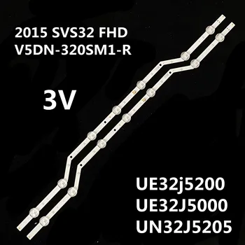 

New original 5set=10pcs 7LED 620mm LED strip for Samsung UE32J5000 V5DN-320SM1-R2 2015 SVS32 FHD F-COM LM41-00134A LM41-00147A