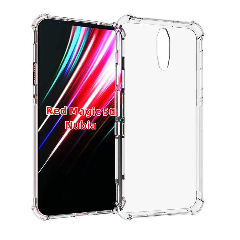 Противоударный противоударный мягкий чехол из ТПУ для Nubia Red Magic 5G NX659J 2020 3 3S 5S