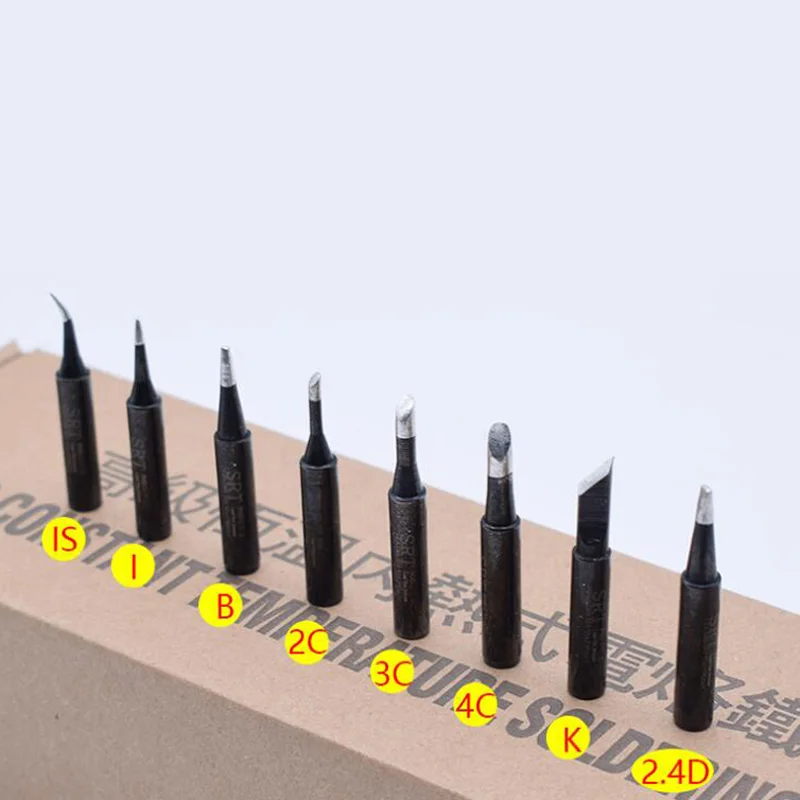 10 шт./лот, медь, Черное золото, серебро, 900M-T, паяльник для Hakko 936 Eruntop 8586, паяльная станция, ПАЯЛЬНЫЕ НАКОНЕЧНИКИ
