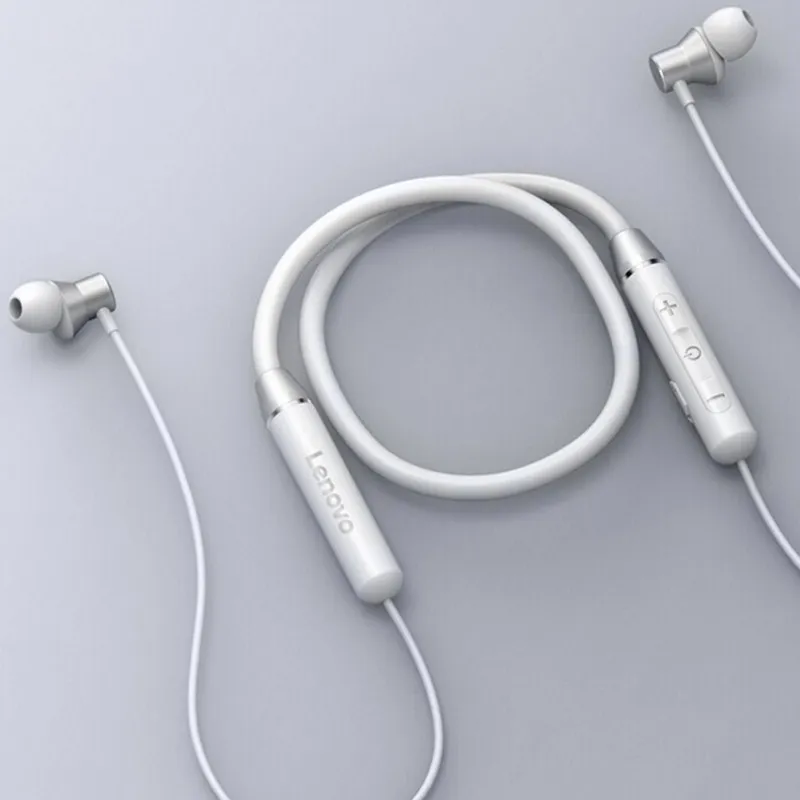 Lenovo HE05 Bluetooth 5,0 беспроводные IPX5 водонепроницаемые наушники с шумоподавлением магнитные шейные наушники спортивные наушники с микрофоном