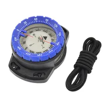 

50m Scuba Diving Navigation Compass Lightweight Portable Module Gauge Waterproof Caving Camping Compass With Wristband
