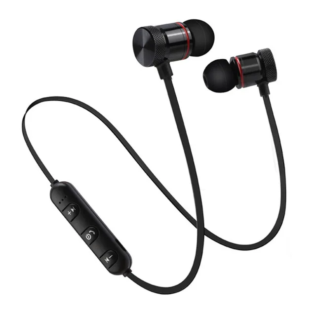 Only headphones XT6 Bluetooth наушники Беспроводная гарнитура спортивные стерео наушники бас наушники для прослушивания музыки наушники с микрофоном для Xiaomi iPhone samsung - Цвет: Only headphones