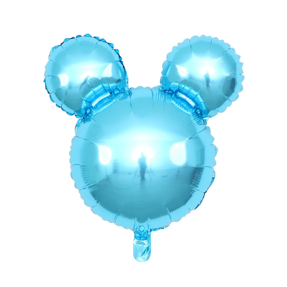 Голова Микки из алюминиевой фольги воздушный шар с Минни-Маус игрушки гелий мультфильм детский душ день рождения тема декоративный шар для вечеринки