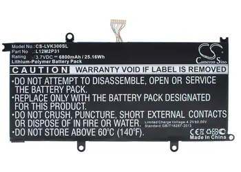 

Cameron Sino Battery for Lenovo IdeaPad K3 IdeaTab K3 Lynx K3011w 11.6 K3011W Replacement Lenovo L12M2P31 6800mAh