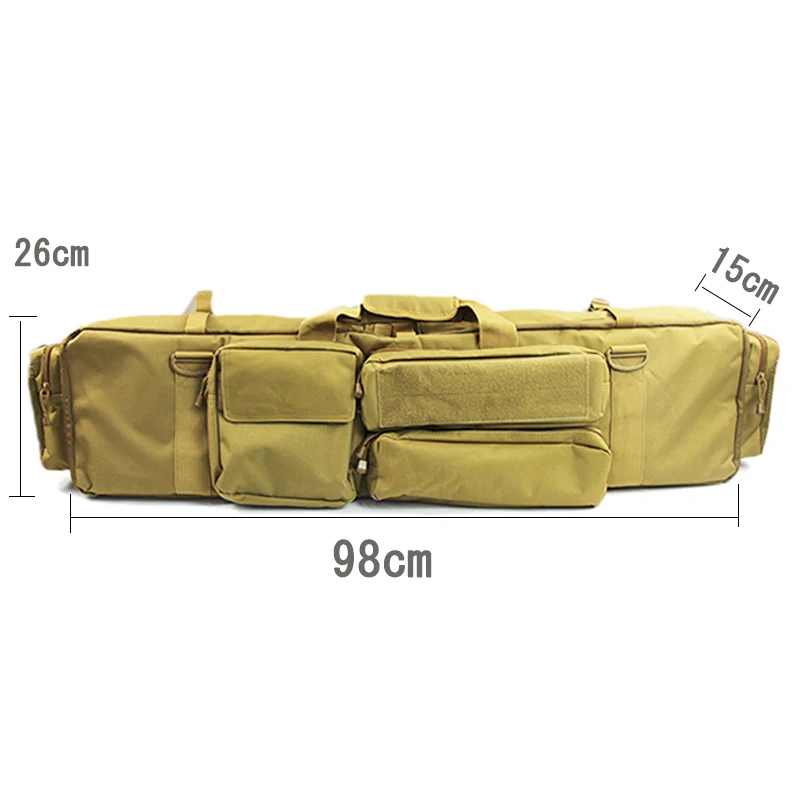 Сумка для тяжелого оружия, рюкзак, двойная винтовка, сумка, чехол для пилы M249 M4A1 M16 AR15, страйкбольный карабин, сумка для переноски, чехол с плечевым ремнем