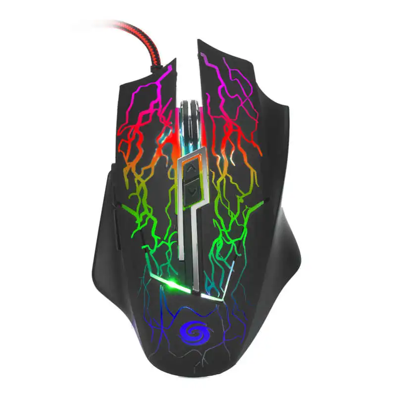 

K1022 3200Dpi Led Optical 6 Buttons 6D Usb Wired Gaming Mouse Game Pro Gamer Ergonomic Computer Mice For Pc Adjustable Gaming Mo