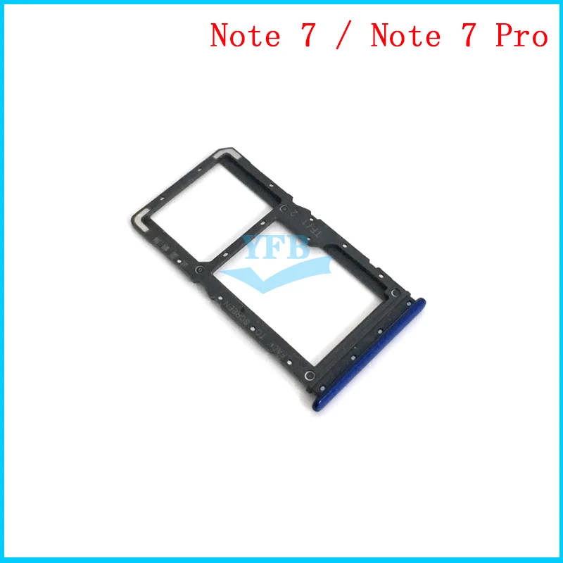 Держатель для считывания sim-карт для Xiaomi Redmi Note 7/Note 7 Pro держатель лотка для sim-карты слот часть адаптера