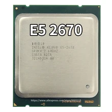 Intel соответствующие пары LGA 2011 Xeon E5-2670 8 ядер процессоры 2,60 ГГц 20 МБ Смарт кэш 8,00 GT/S QPI TDP 115 Вт