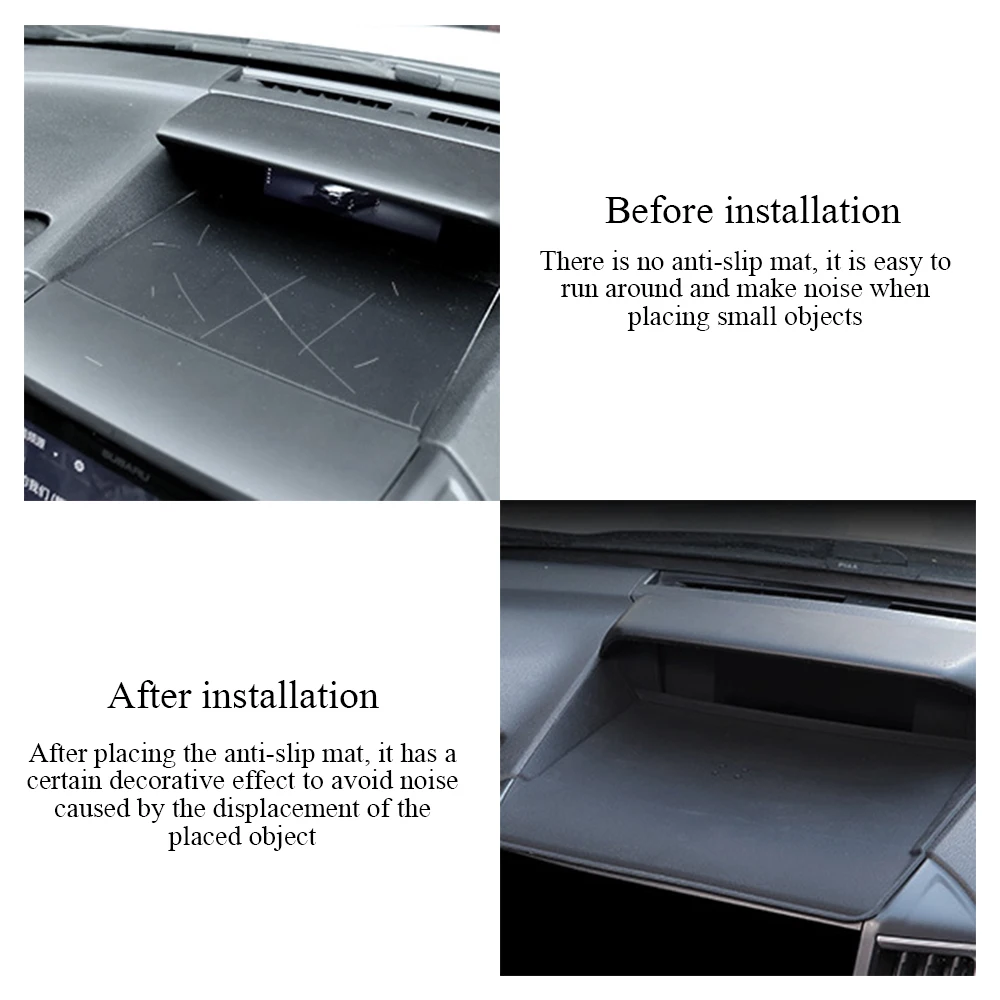Silicone Car Anti-Slip Phone Holder Pads Non-slip Dashboard Mats For Subaru Forester XV Interior Accessories