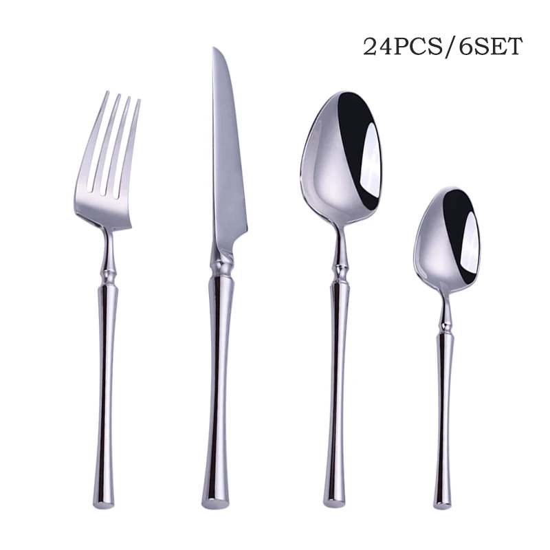 24pcs silver