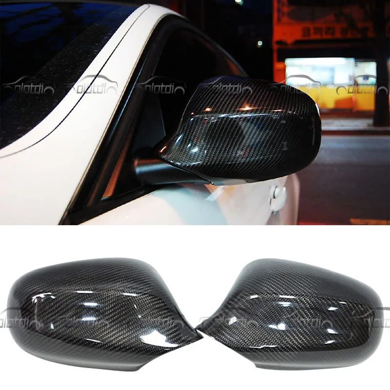 Olotdi Carbon Fiber Rear Mirror Cover View For Bmw E90 Lci 20092011