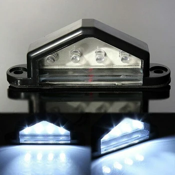 

Replacement License plate lights Accessory Parts 4 LED Lamp Bulb Truck