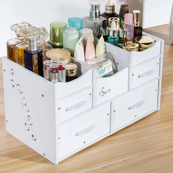 

Plastic Makeup Organizer Waterproof Cosmetic Container Jewelry Container for Cosmetic High-Capacity Make Up Storage Case