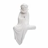 PINNY White Porcelain Dharma Master Decoration Statue Ceramic Crafts Decorative Zen Creative Ornaments Plaster Figures 5