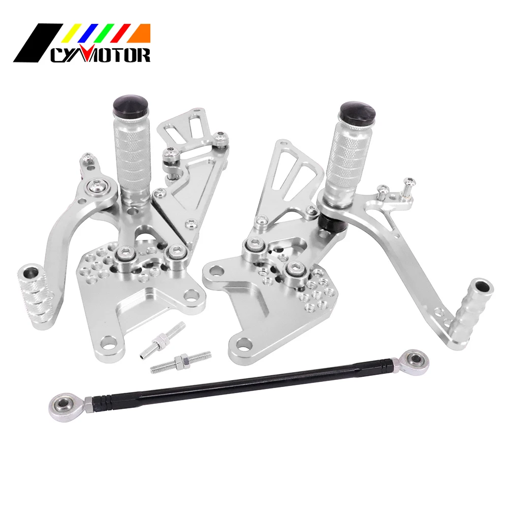 Мотоцикл с ЧПУ Регулируемые подножки для KAWASAKI NINJA ZX10R ZX-10R ZX 10R 2006 2007 2008 2009 2010 06 07 08 09 10