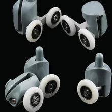 Runners Pulleys Wheels Shower-Door-Enclosures-Rollers Upper-Part 4pcs-8pcs/Set 25mm/27mm