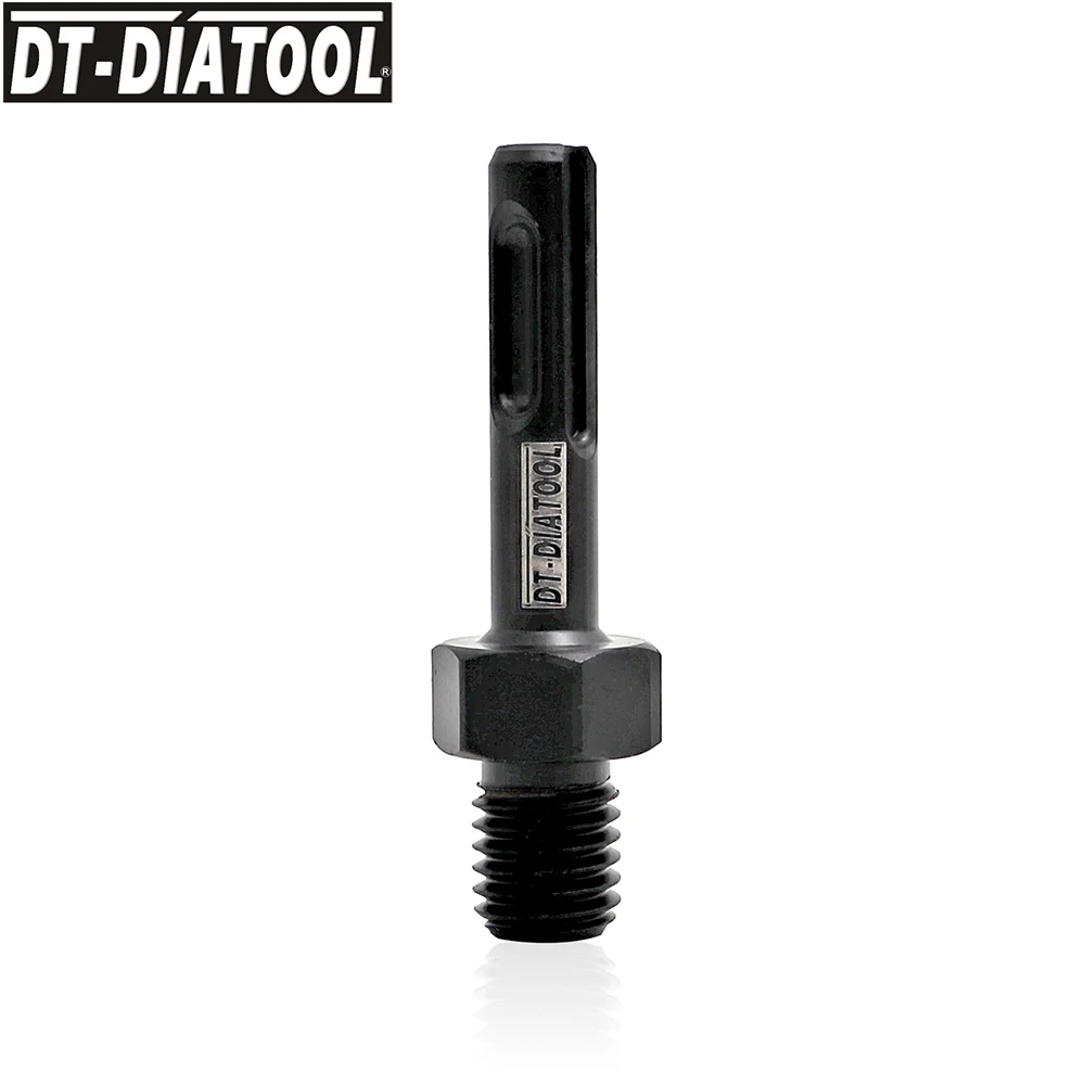 DT-DIATOOL 1pc Adapter for Diamond Core Bits Connection Converter for M14 or 5/8-11 to SDS plus  Hole Cutter Saw