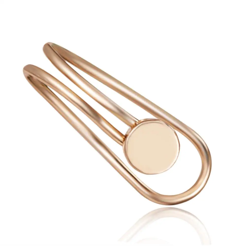 1Pcs Ear Clip Temperament Simple Unisex Fashion Jewelry Cartilage Punk Rock Cuff Wrap No Piercing-Clip On Earrings for Women Men