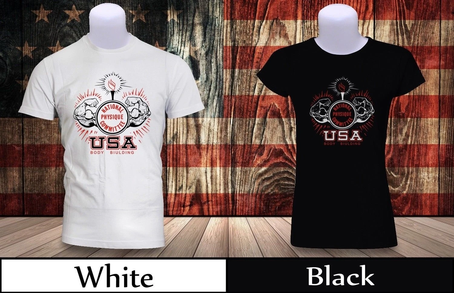 Workout NPC Bodybuilding Muscle Rag Top Gym T-Shirt Mens Womens Black&ampampWhite Cool Casual pride t shirt men Unisex New (1) |