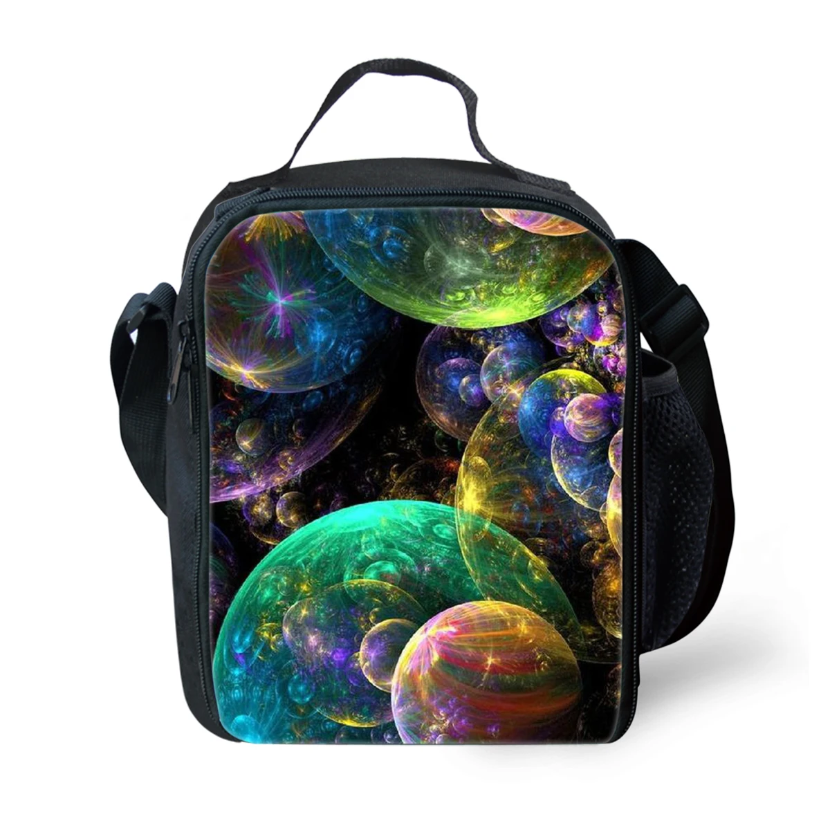 Школьная сумка с объемным принтом галактики ThiKin с красными облаками/комплект из 3 предметов для мальчиков-подростков, Детские повседневные сумки для книг, школьные сумки - Цвет: As Picture