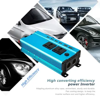 

4000W Car Solar Power Inverter DC 12/24V to AC 220V Modified Sine Wave Converter