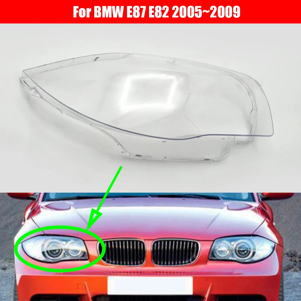 

Headlight Lens For BMW E87 E82 2005~2009 Headlamp Cover Car Replacement Auto Shell Headlight Repair