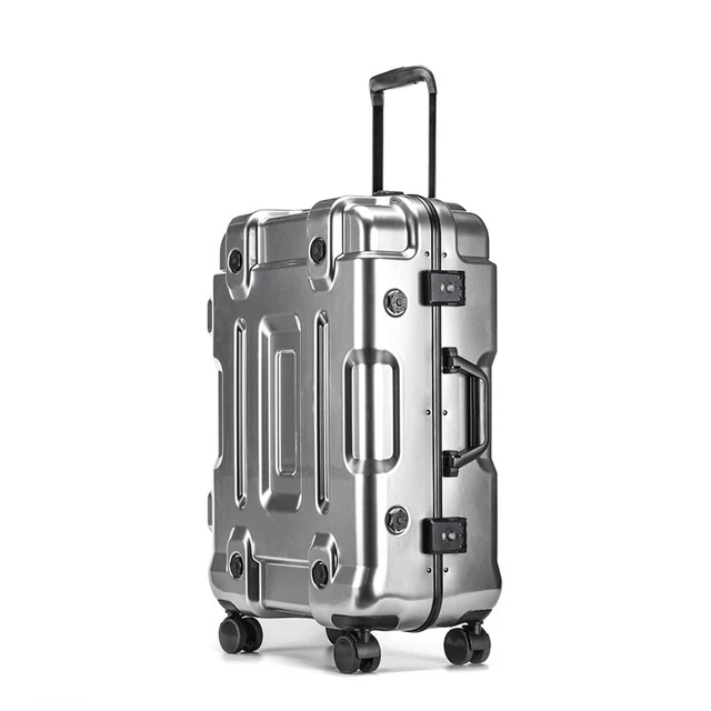 High quality travel luggage 20/24/26/29 size Space Gold PC Rolling Luggage  Spinner brand Travel Suitcase - AliExpress