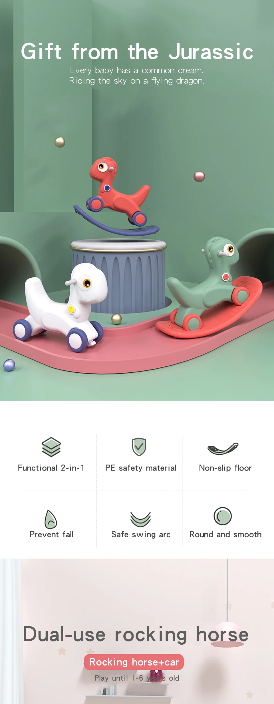 baby rocking dragon