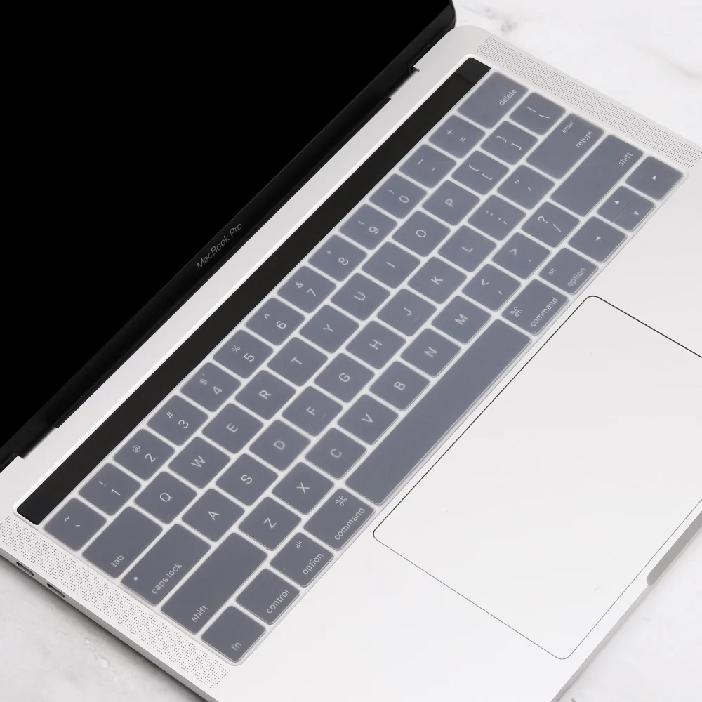 Силиконовый чехол для клавиатуры для MacBook Pro 13 15 дюймов Сенсорная панель A2159 A1989 A1990 US введите версию клавиатуры протектор