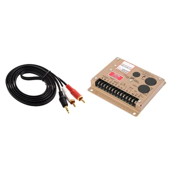 

1 Pcs 3.5mm Jack to 2 X RCA Phono o Cable Gold 1M Lead & 1 Pcs ESD5500E Governor Generator Controller Panel