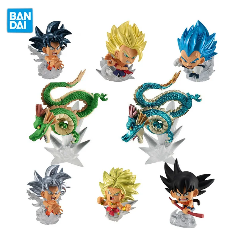 Bandai Dragon Ball Boxs Egg Kids Toys Figure Piccola Bambola Serie 5 Shenron Broly Goku Vegeta Collezioni Modello Bambole Regali