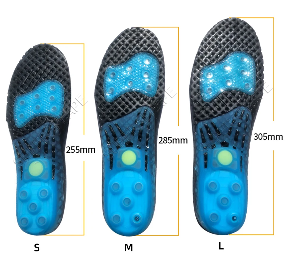 Ортопедические стельки с силиконовой подошвой из этиленвинилацетата для плоскостопия, поддержка свода стопы, спортивная стелька, амортизация, Подошвенный Фасциит, колодки для обуви
