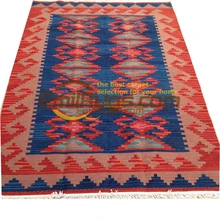 Килим бегун ручной работы турецкий для гостиной узор квадратный турецкий Шерстяной Вязание