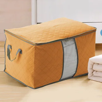 

Eco-Friendly Folding Home Anti-Mildew Bamboo Charcoal Neatening Storage Organizer FOR Apparel Bed Covers Blankets Bed Linen