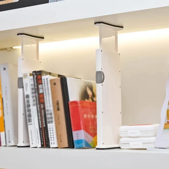 

Drawer Telescopic Divider Wardrobe Layered Plastic Isolation Board-large White